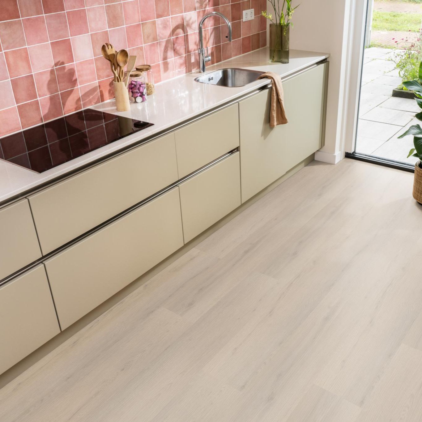 Ambiant Venera Dryback Beige - Plak PVC Vloer