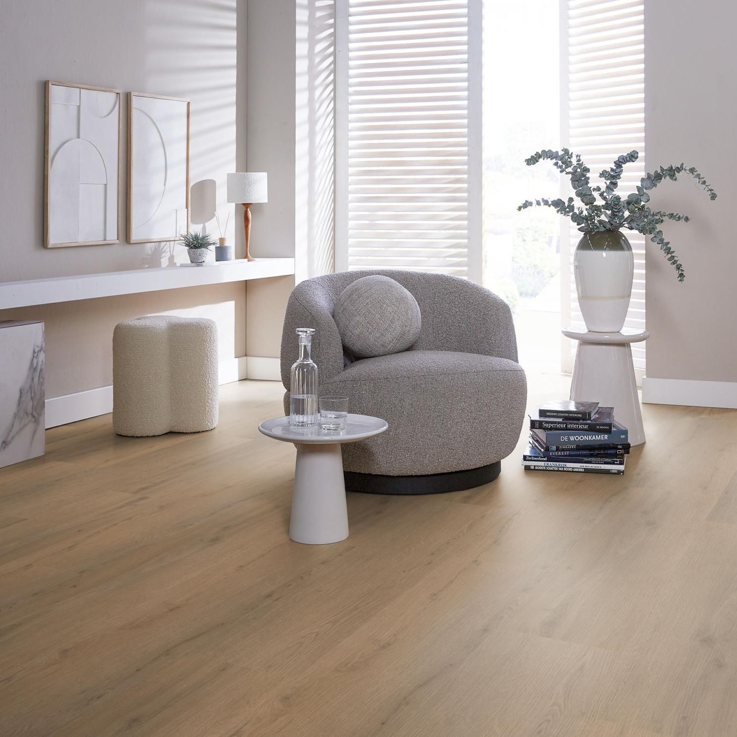 Ambiant Venera Dryback Dark Oak - Plak PVC Vloer