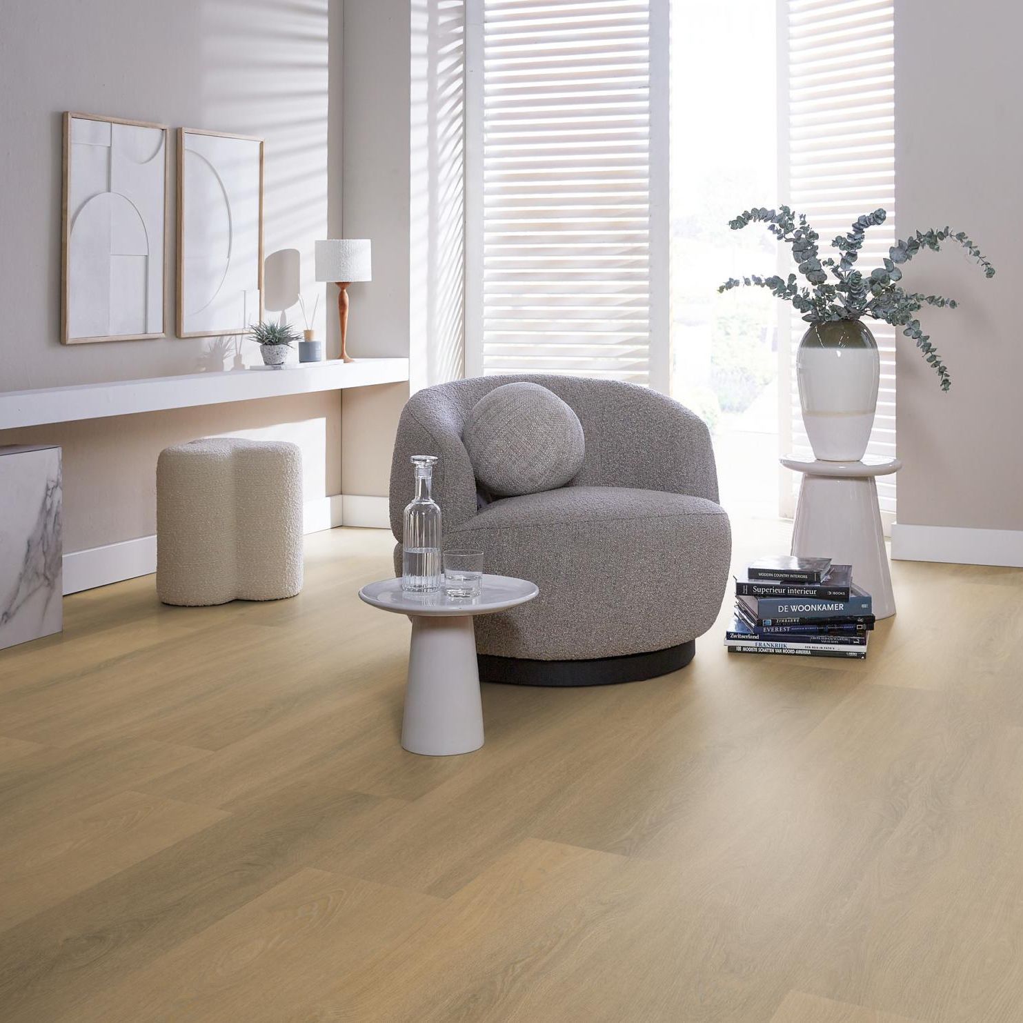 Ambiant Viranto Dryback Warm Natural - Plak PVC Vloer