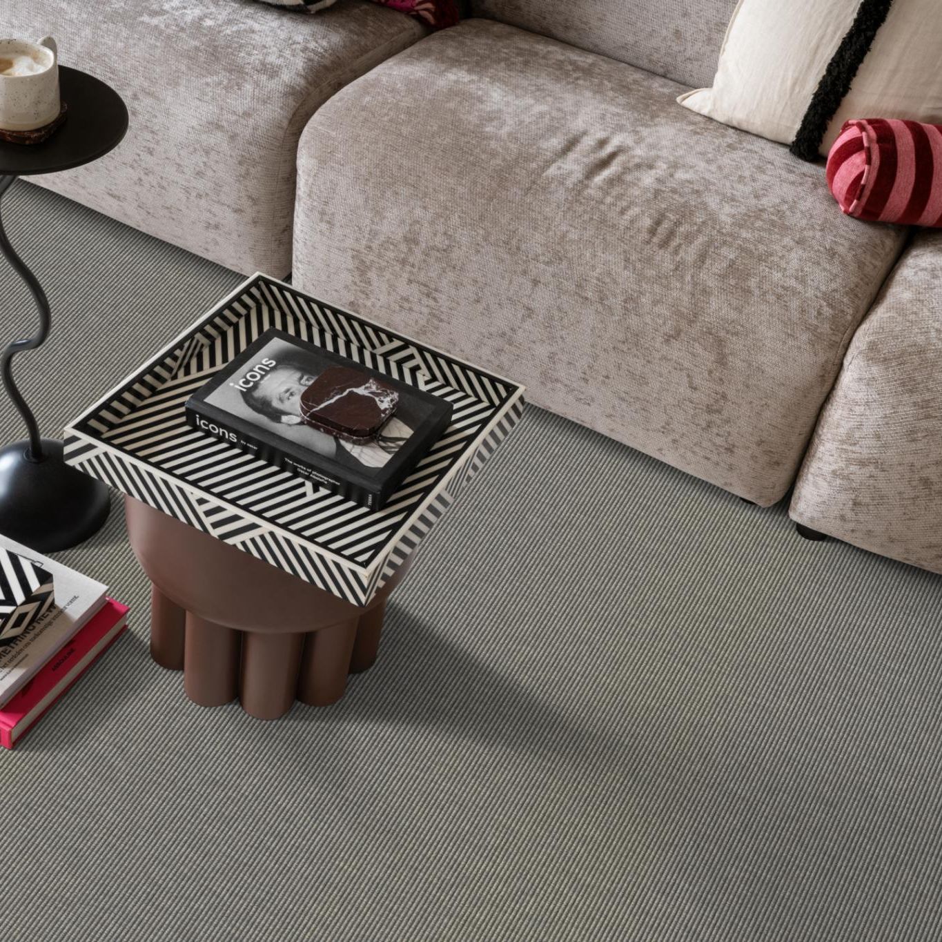 Ambiant Weave Design Aluminium 0147 - Vloerbedekking - Tapijt