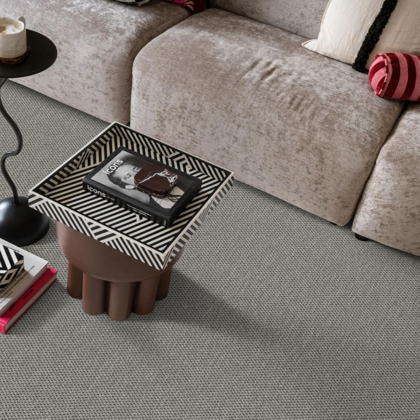 Ambiant Weave Tex Aluminium 0147 - Vloerbedekking - Tapijt