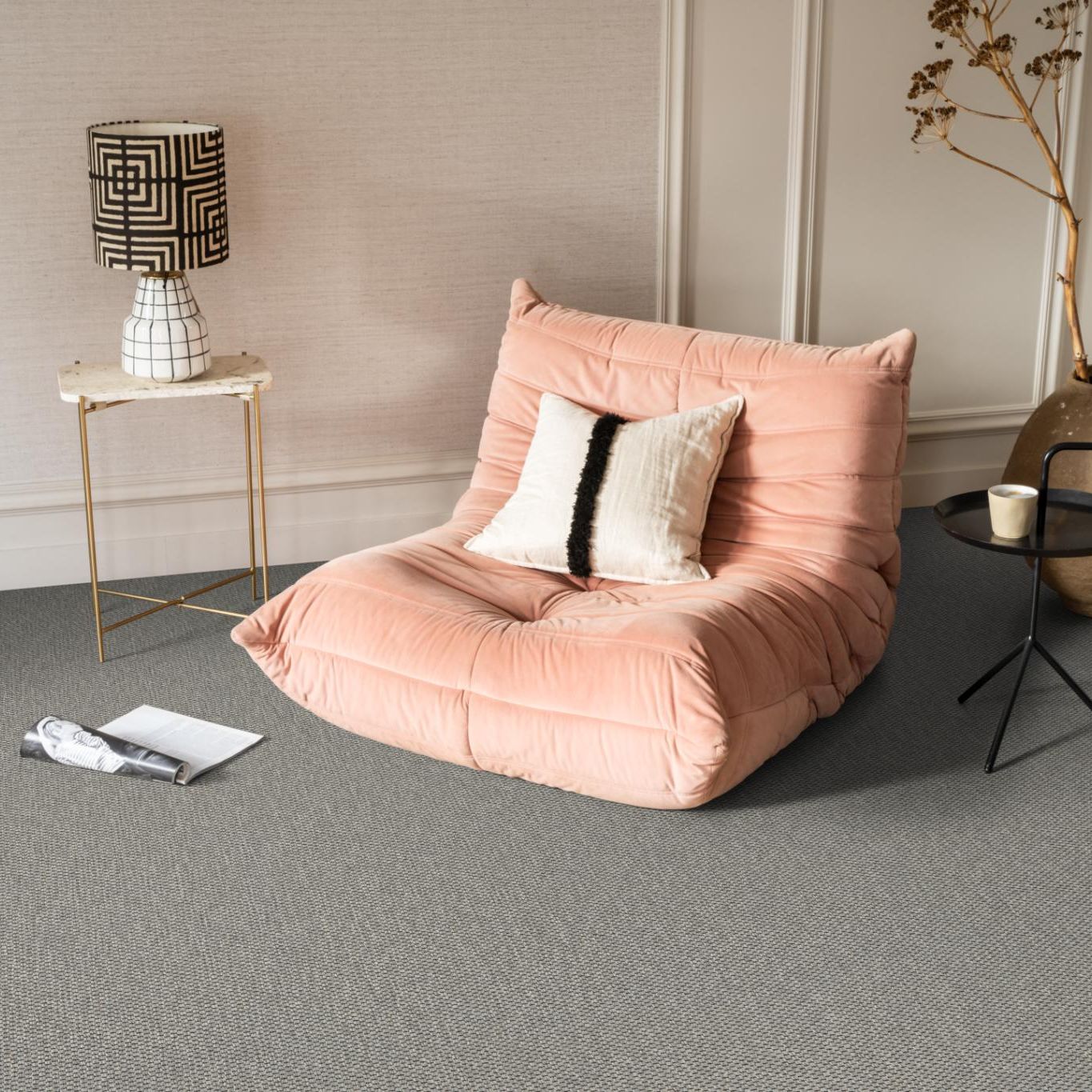Ambiant Weave Tex Aluminium 0147 - Vloerbedekking - Tapijt