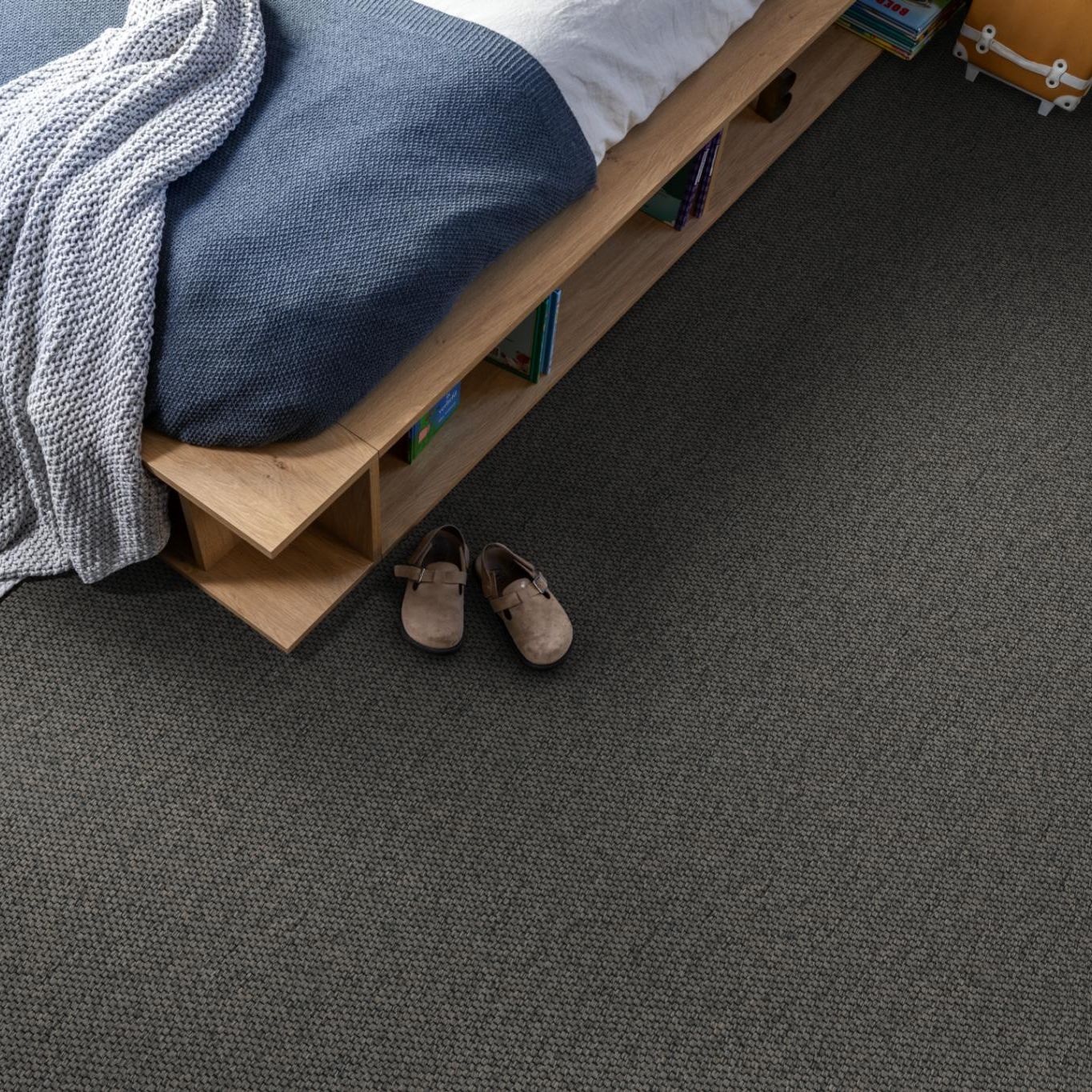 Ambiant Weave Tex Bruingrijs 0125 - Vloerbedekking - Tapijt