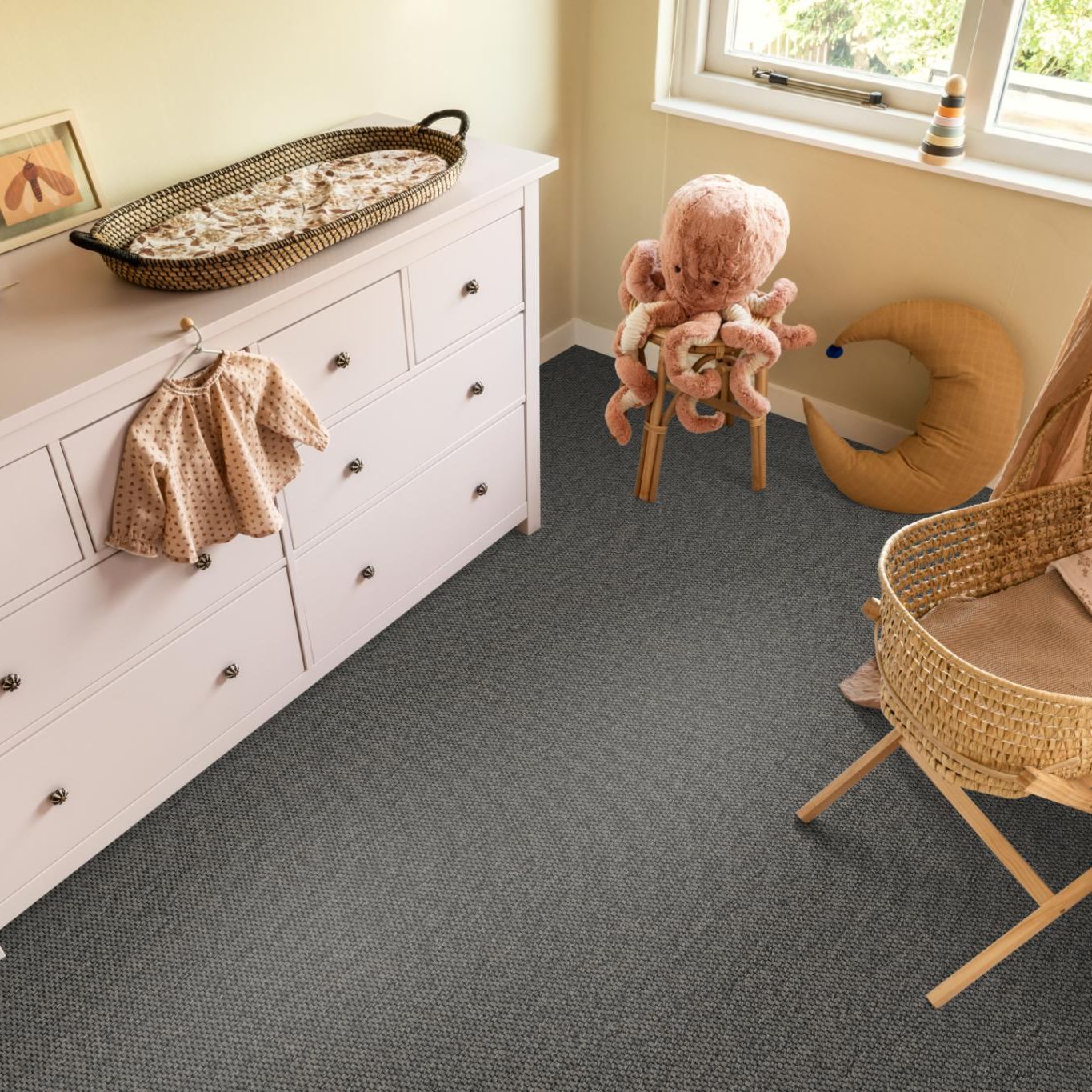 Ambiant Weave Tex Bruingrijs 0125 - Vloerbedekking - Tapijt