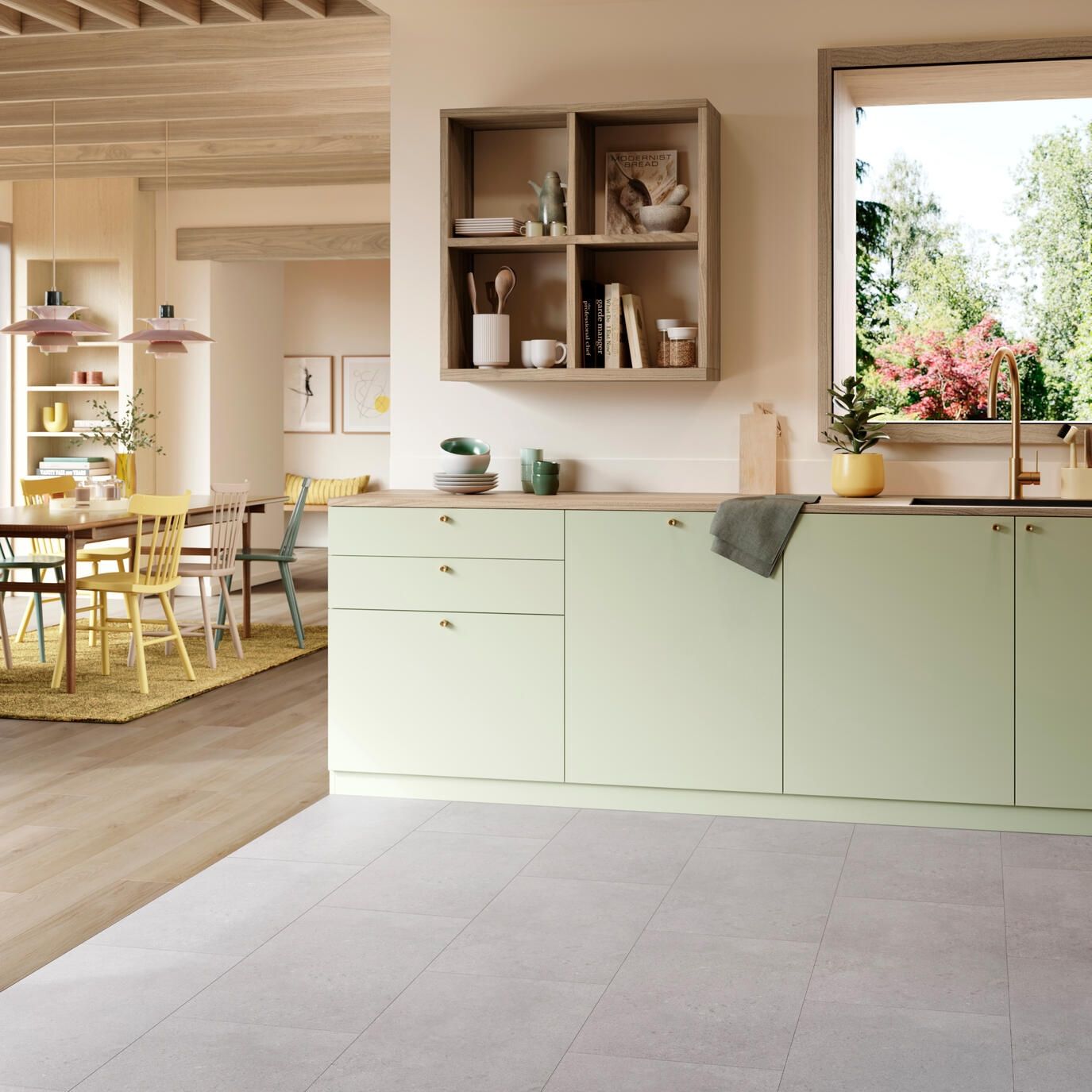 Berry Alloc Zenn 55 Dryback Sorrento 60002250 - Plak PVC Vloer