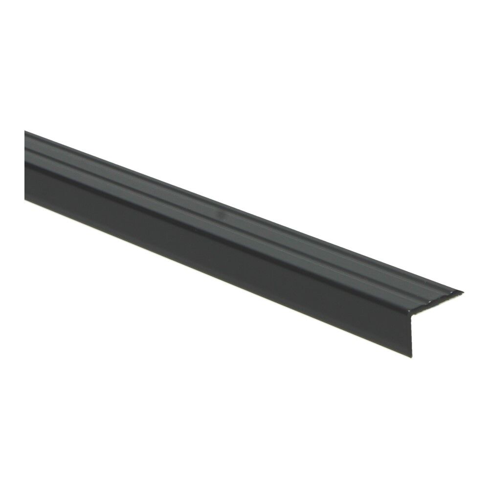 Hoeklijnprofiel 17 mm 3m Zwart 69365