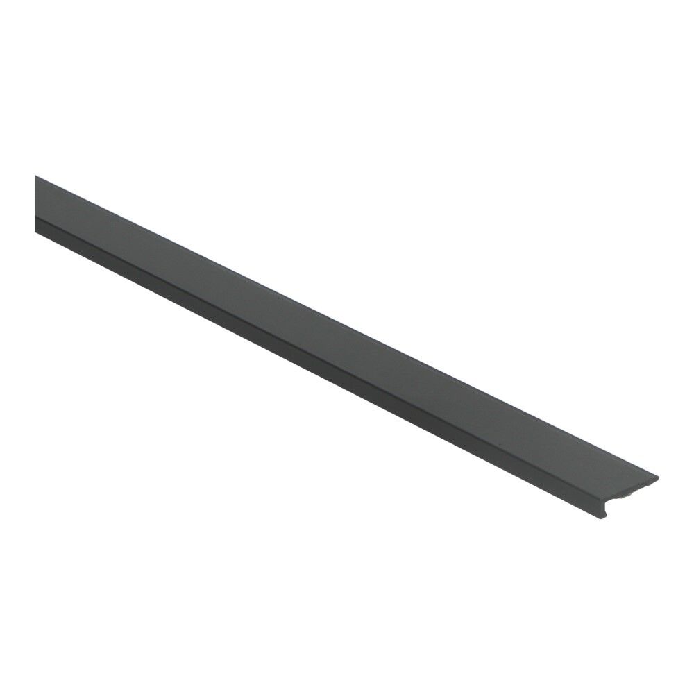 Hoeklijnprofiel 4 mm 3m Zwart 69565