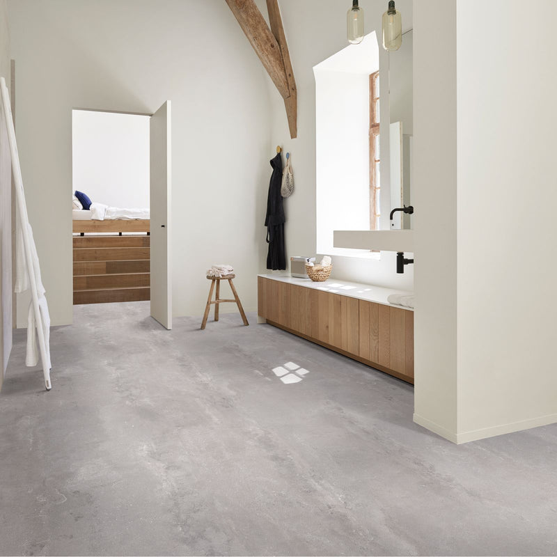Interfloor Dynamic Cemento 643 - Vinyl - Black Tex Back