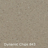 Interfloor Dynamic Chips 843 - Vinyl - Black Tex Backing