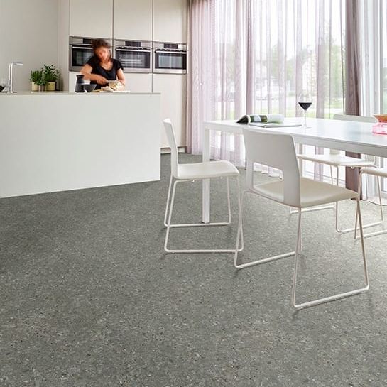 Interfloor Dynamic Stone 219 - Vinyl - Black Tex Back
