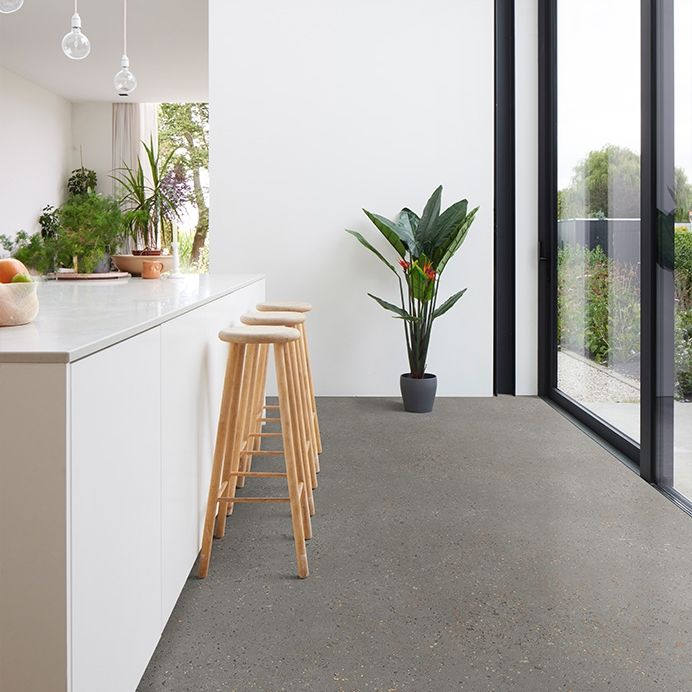 Interfloor Dynamic Stone 506 - Vinyl - Black Tex Back