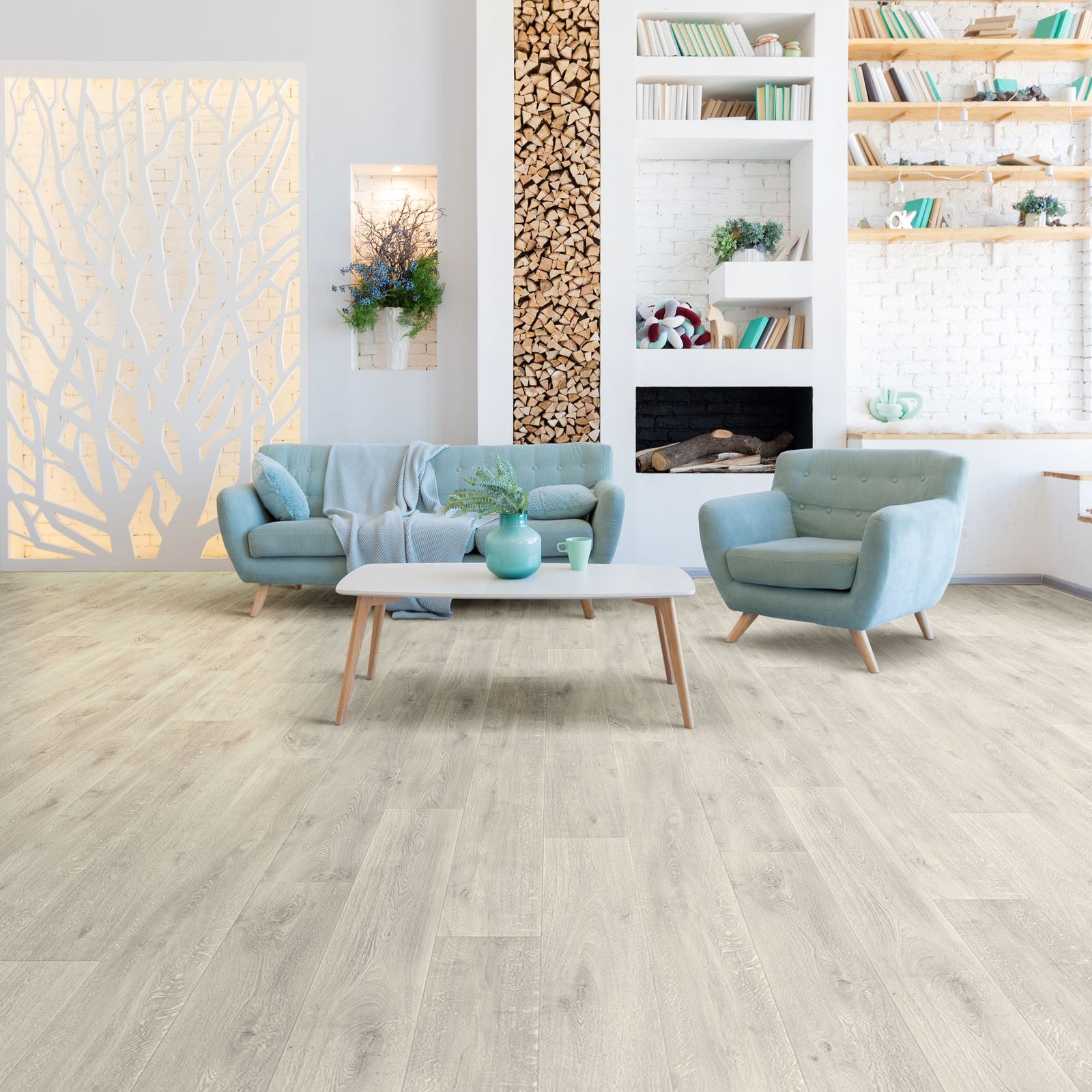 Interfloor Dynamic Wood 728 - Vinyl - Black Tex Back