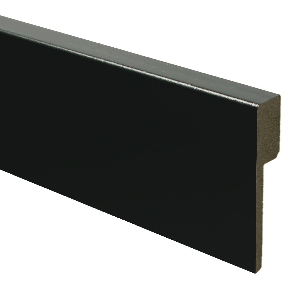 MDF Renovatieplint Modern 90x18 RAL 9005 Zwart 15974