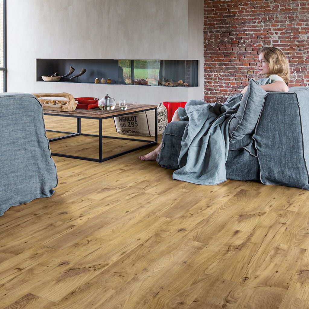 Quick-Step Blos AVSPU40029 Vintage Naturelle Kastanje - Klik PVC Vloer