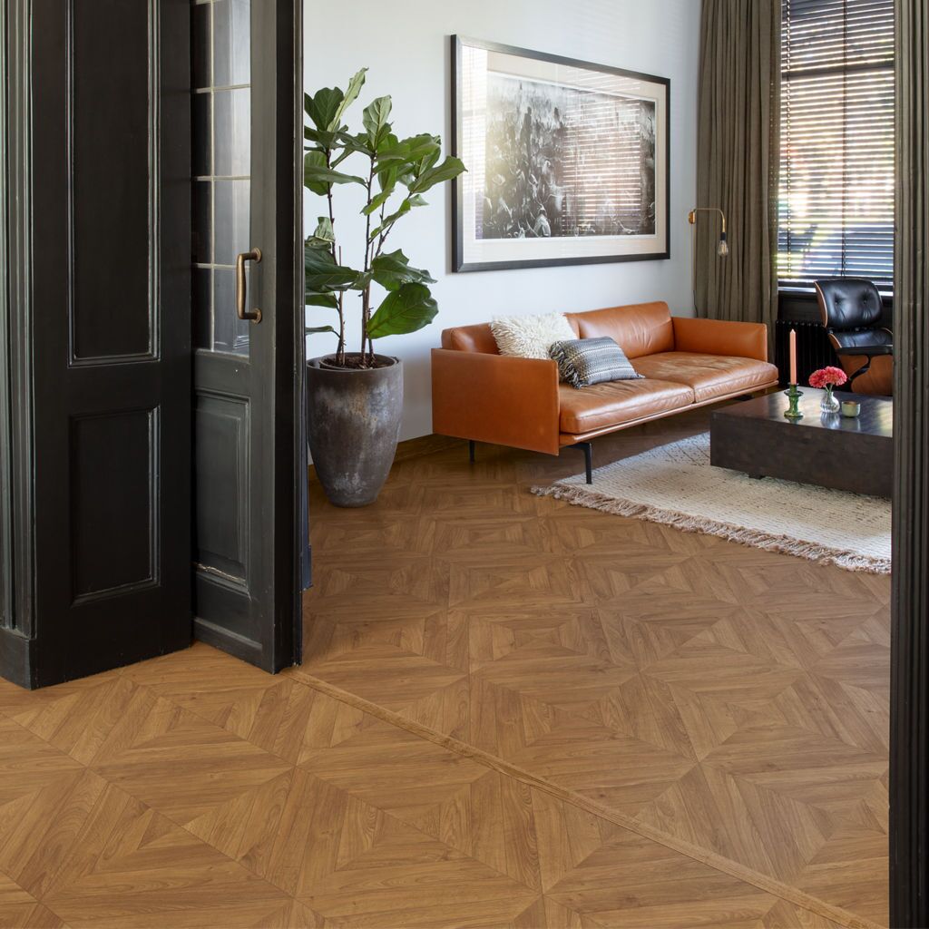 Quick-Step Impressive Patterns IPA4162 Eik Visgraat Bruin - Laminaatvloer