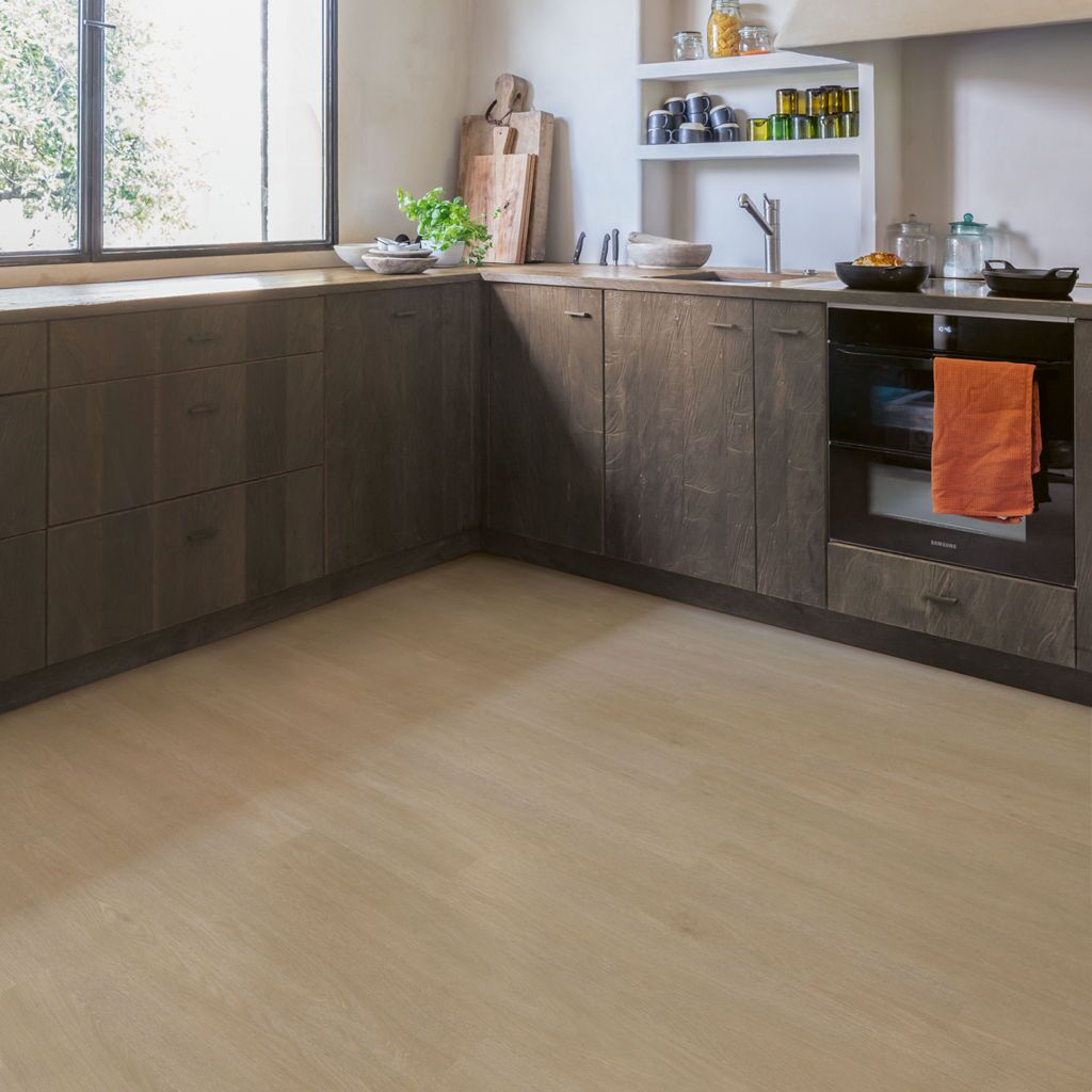 Quick-Step Liv SGSPC20317 Satijn Eik Greige - Plak PVC Vloer