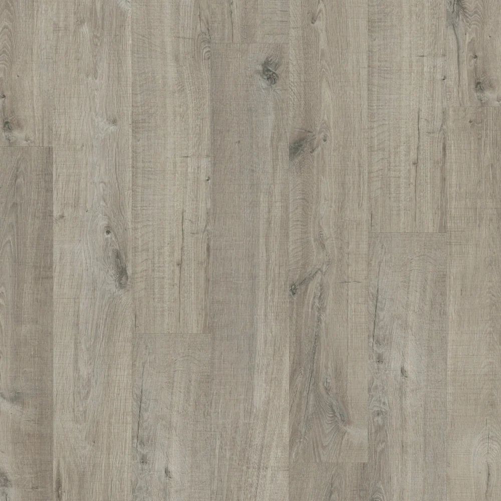 Quick-Step Livyn Pulse Click PUCP40106 Katoen Eik Grijs met Zaagsneden - Klik PVC Vloer