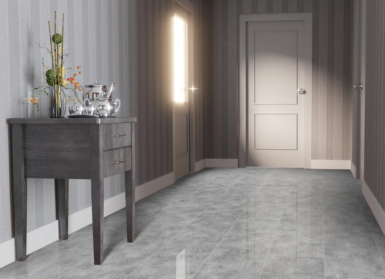 Falquon Stone 2.0 D3528 Solino Hoogglans - Tegel Laminaat