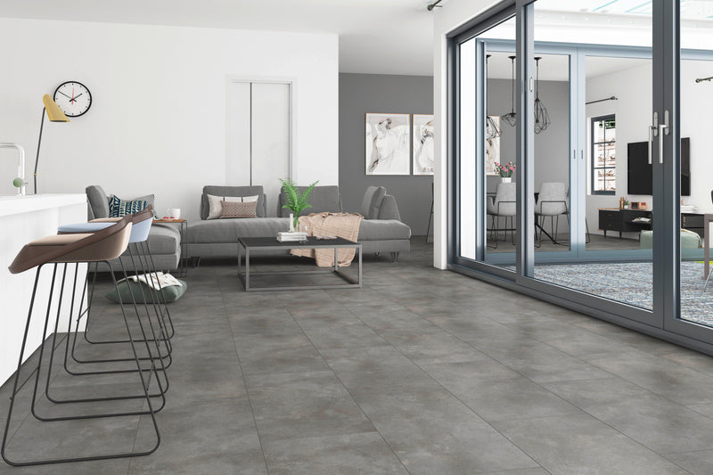 Gelasta Grande Rigid Click 5502 Concrete Grey - PVC Vloer - Harman Vloeren Amsterdam