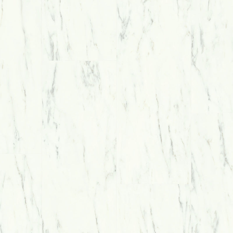 Quick Step Livyn Ambient Click Plus AMCP40136 Carrara Marmer Wit - Klik PVC Vloer - PVC Vloeren